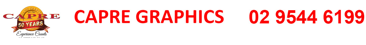 SERVICES-CAPRE GRAPHICS    Call: 9544 6199